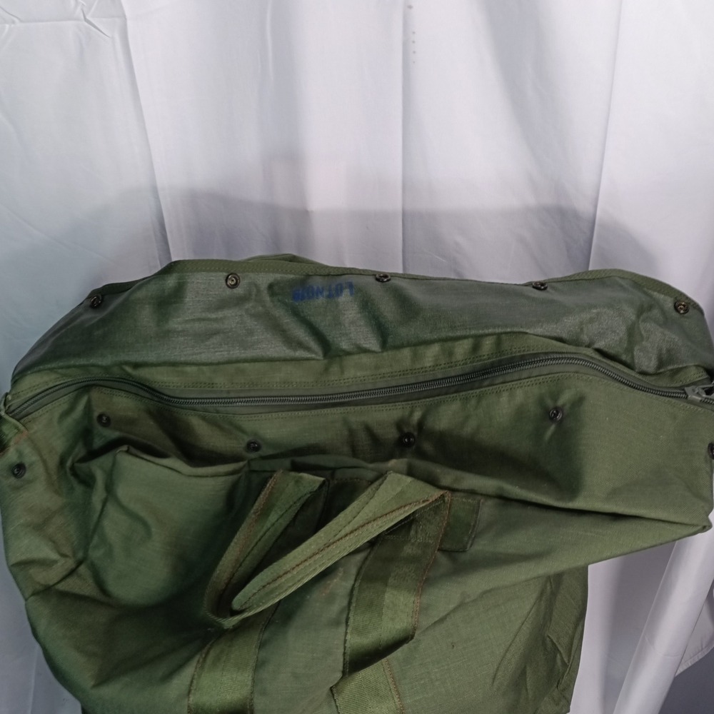 US Military Kit Bag Flyers 8460-00-606-8366 Olive Drab Nylon Duffle Bag s12 - Picture 5 of 5